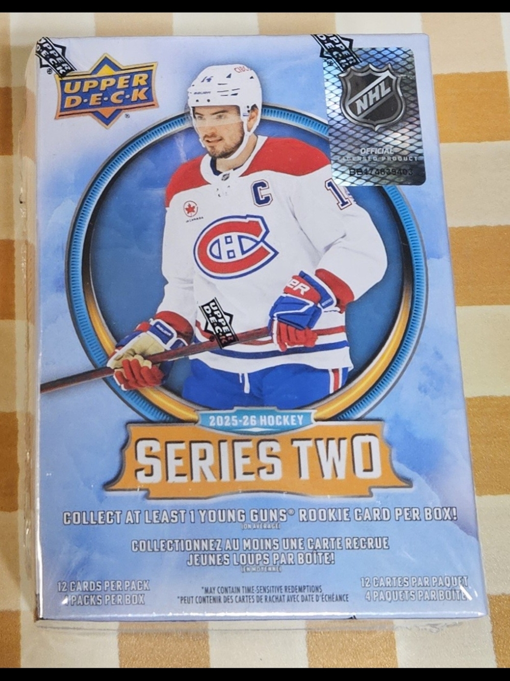 Upper Deck Series Two 2025-26 Hockey Box - White/Blue/Red